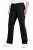 Ulla Popken 854910 Warme Stretchhose mit Gummibund Schwarz - Stoffhosen - Weite Stoffhosen für Damen in großen Größen
