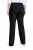 Ulla Popken 854910 Warme Stretchhose mit Gummibund Schwarz - Stoffhosen - Weite Stoffhosen für Damen in großen Größen