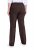 Ulla Popken 854910 Warme Stretchhose mit Gummibund Mahagonibraun - Stoffhosen - Weite Stoffhosen für Damen in großen Größen