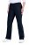 Ulla Popken 854910 Warme Stretchhose mit Gummibund Dunkelblau - Stoffhosen - Weite Stoffhosen für Damen in großen Größen