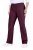 Ulla Popken 854910 Warme Stretchhose mit Gummibund Aubergine - Stoffhosen - Weite Stoffhosen für Damen in großen Größen