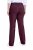 Ulla Popken 854910 Warme Stretchhose mit Gummibund Aubergine - Stoffhosen - Weite Stoffhosen für Damen in großen Größen