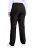 Ulla Popken 854987 Warme Stretchhose mit Komfortbund Schwarz - Stoffhosen - Weite Stoffhosen für Damen in großen Größen