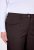 Ulla Popken 854987 Warme Stretchhose mit Komfortbund Mahagonibraun - Stoffhosen - Weite Stoffhosen für Damen in großen Größen