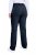 Ulla Popken 854987 Warme Stretchhose mit Komfortbund Dunkelblau - Stoffhosen - Weite Stoffhosen für Damen in großen Größen