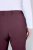 Ulla Popken 854987 Warme Stretchhose mit Komfortbund Aubergine - Stoffhosen - Weite Stoffhosen für Damen in großen Größen