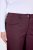 Ulla Popken 854987 Warme Stretchhose mit Komfortbund Aubergine - Stoffhosen - Weite Stoffhosen für Damen in großen Größen