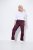Ulla Popken 854987 Warme Stretchhose mit Komfortbund Aubergine - Stoffhosen - Weite Stoffhosen für Damen in großen Größen