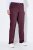 Ulla Popken 854987 Warme Stretchhose mit Komfortbund Aubergine - Stoffhosen - Weite Stoffhosen für Damen in großen Größen