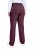Ulla Popken 854987 Warme Stretchhose mit Komfortbund Aubergine - Stoffhosen - Weite Stoffhosen für Damen in großen Größen
