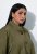 Ulla Popken 855125 Jacke Khaki - Jacken - Damenjacken in großen Größen