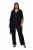 Ulla Popken 855134 Paillettenjacke Schwarz - Jacken - Damenjacken in großen Größen