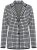 Ulla Popken 855173 Karierter Strickblazer Wollweiß - Blazer - Blazer in großen Größen für Damen
