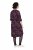 Ulla Popken 855270 Gemustertes Jerseykleid mit V-Ausschnitt Schwarz - Jerseykleider - 