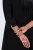 Ulla Popken 855373 Gemustertes Jerseykleid Schwarz - Jerseykleider - 