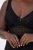 Ulla Popken 855428 Negligé mit Spitze Schwarz - Nachthemden - 