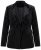 Ulla Popken 855499 Samtblazer mit Strasssteinen Schwarz - Blazer - Blazer in großen Größen für Damen