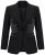 Ulla Popken 855550 Taillierter Blazer mit Glitzersteinen Schwarz - Blazer - Blazer in großen Größen für Damen