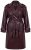 Ulla Popken 855617 Trenchcoat in Lederoptik mit Bindegürtel Weinrot - Mäntel - Damenmäntel in großen Größen