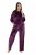 Ulla Popken 856119 Homewear-Hose Pflaume - Pyjama/Loungewear - 