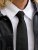 Jack & Jones Solid Krawatte Schwarz - Krawatten und Fliegen - 