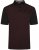 Kam Jeans 5490 Jersey Weave Contrast Polo Black - Polo-shirts für herren - Polo-Shirts für Herren in großen Größen