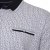 Kam Jeans 5487 Dobby Print Pique Polo White - Polo-shirts für herren - Polo-Shirts für Herren in großen Größen