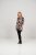 Scandinavian Caramel Flower Petals Tunic Brown - Bedruckte T-shirts für herren - 