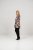 Scandinavian Caramel Flower Petals Tunic Brown - Bedruckte T-shirts für herren - 