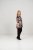 Scandinavian Caramel Flower Petals Tunic Brown - Bedruckte T-shirts für herren - 