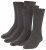 Adamo Aaron Soft-socks Charcoal 3-pack - Herrenunterwäsche & Bademode in großen Größen - Herrenunterwäsche & Bademode in großen Größen