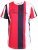 D555 Bancroft T-shirt Red/Navy - Herren-T-shirts - Herren-T-Shirts in großen Größen