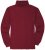 Adamo Fabio Comfort fit Turtleneck Long sleeve T-shirt Burgundy - Herren-T-Shirts in großen Größen - Herren-T-Shirts in großen Größen