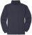 Adamo Fabio Comfort fit Turtleneck Long sleeve T-shirt Charcoal - Herren-T-Shirts in großen Größen - Herren-T-Shirts in großen Größen