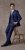 Skopes Kennedy Suit pants Royal Blue - Herren-jeans & -hosen - Herren-Jeans & -Hosen in großen Größen