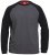 D555 Illinois Long Sleeve T-shirt Charcoal - Herren-T-shirts - Herren-T-Shirts in großen Größen