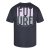 North Latitude T-Shirt With Back Print Schwarz - TALL T-shirts - T-Shirts Überlänge Herren