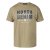 North Latitude T-Shirt Slub With Print Braun/Beige - Herren-T-shirts - Herren-T-Shirts in großen Größen