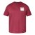 North Latitude T-Shirt With Print Rot - Herren-T-shirts - Herren-T-Shirts in großen Größen