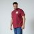 North Latitude T-Shirt With Print Rot - Herren-T-shirts - Herren-T-Shirts in großen Größen