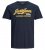 Jack & Jones Logo T-Shirt Navy - Herren-T-shirts - Herren-T-Shirts in großen Größen