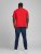 Jack & Jones Elogo T-Shirt True Red - Herren-T-shirts - Herren-T-Shirts in großen Größen