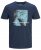 Jack & Jones Jump T-shirt Navy - Herren-T-shirts - Herren-T-Shirts in großen Größen