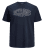 Jack & Jones Preston Crew Neck T-Shirt Navy - Herren-T-shirts - Herren-T-Shirts in großen Größen
