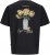 Jack & Jones Lington Back And Front Print Crew Neck T-Shirt Black - Herren-T-shirts - Herren-T-Shirts in großen Größen
