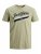 Jack & Jones JJELOGO TEE Light Green - Herren-T-shirts - Herren-T-Shirts in großen Größen