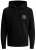 Jack & Jones JJESHARK SWEAT Hoodie Black - Herren-sweater und -hoodies - Herren-Sweater und -Hoodies in großen Größen