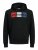 Jack & Jones CORP LOGO Hoodie Black - Herren-sweater und -hoodies - Herren-Sweater und -Hoodies in großen Größen