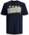Jack & Jones JCOBOOSTER TEE Navy - Herren-T-shirts - Herren-T-Shirts in großen Größen