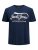 Jack & Jones JPRBLUBOOSTER TEE Navy - Herren-T-shirts - Herren-T-Shirts in großen Größen